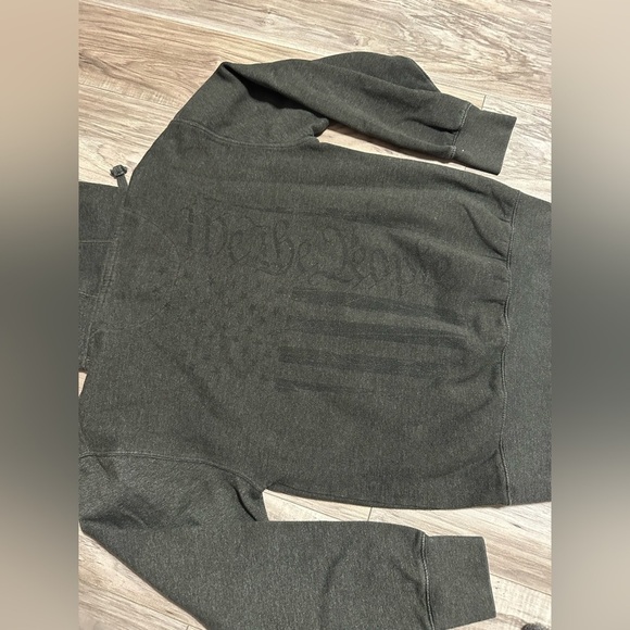 Howitzer Style Patriot MFG Men's Size Small Black & Dark Gray "We the People" - Picture 4 of 5